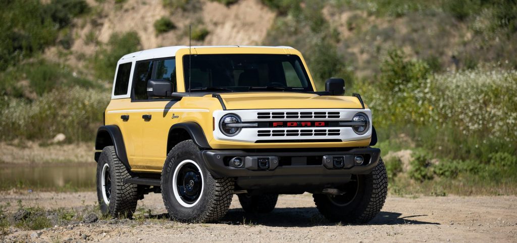 Ford Bronco four door heritage shot