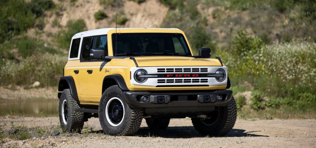 Ford Bronco four door heritage shot
