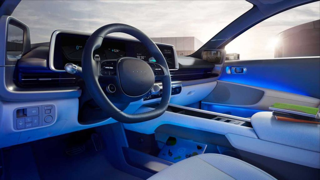 Hyundai unveils all-electric Ioniq 6 interior
