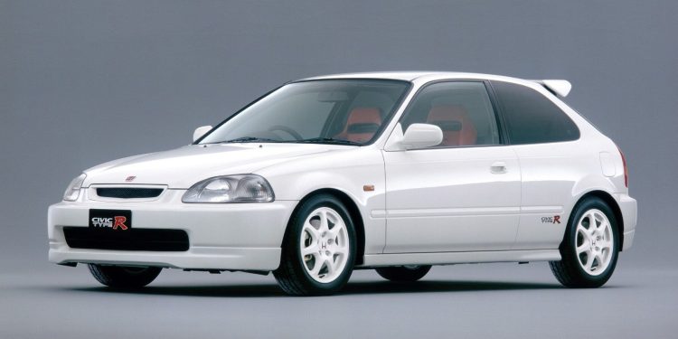 First generation Honda Civic Type R EK9 front three quarter view