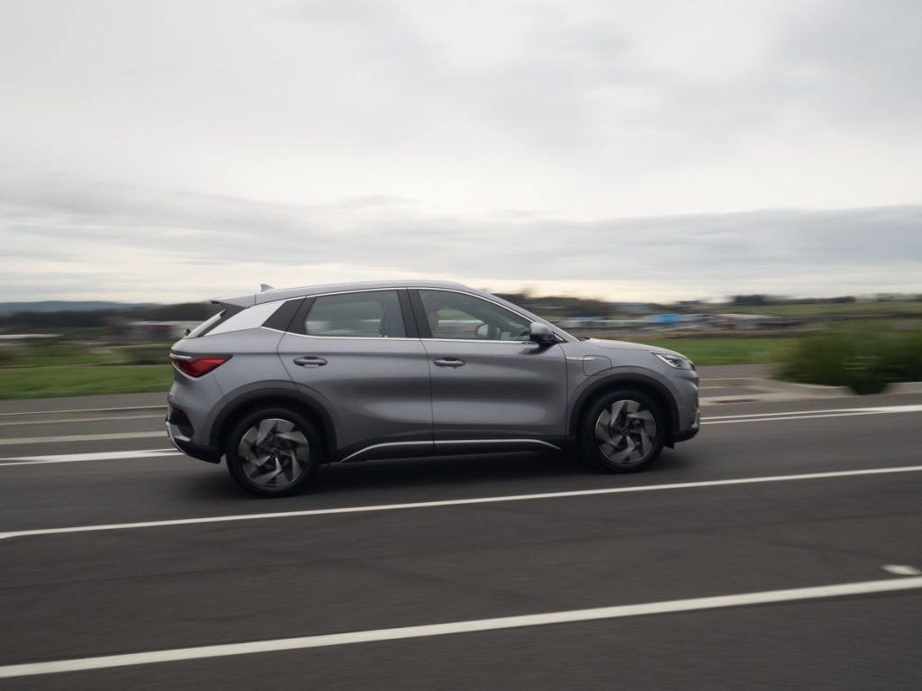 BYD Atto 3 driving