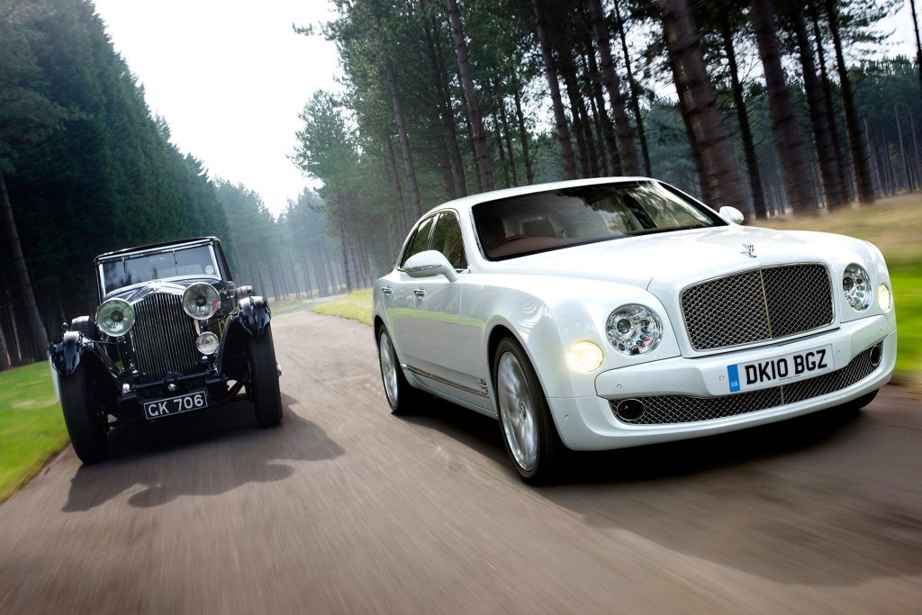 2010 Bentley Mulsanne and 1930 Bentley 8 Litre