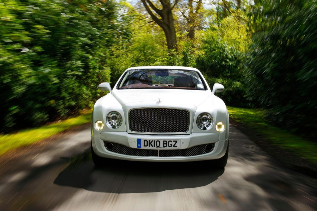 2010 Bentley Mulsanne full frontal action