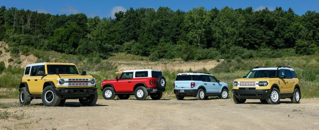 Ford Bronco family shot