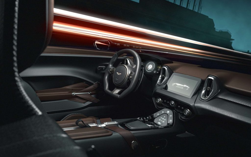 Aston Martin DBR22 interior view