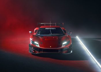 Ferrari 296 GT3 race car front