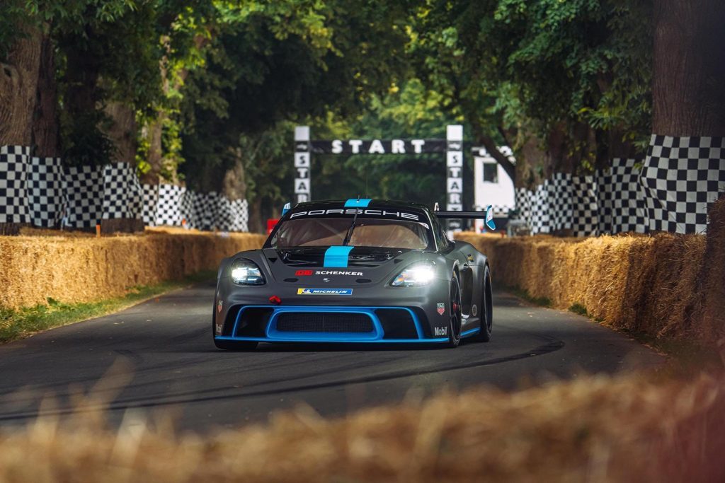 2022 Goodwood Festival of Speed Porsche GT4 E