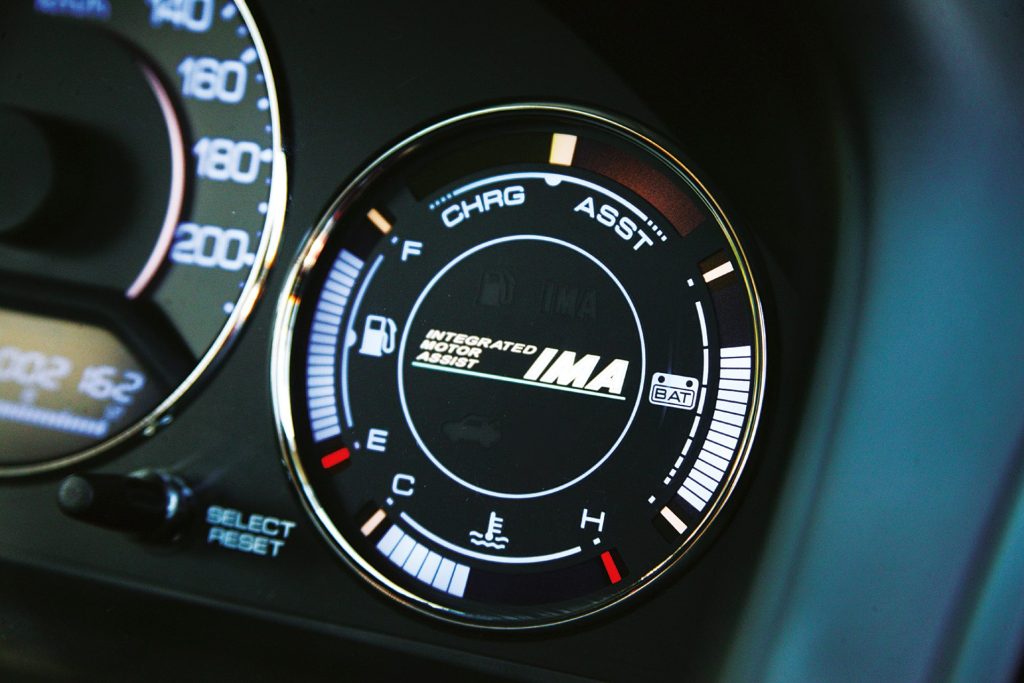 Honda Civic Hybrid dials