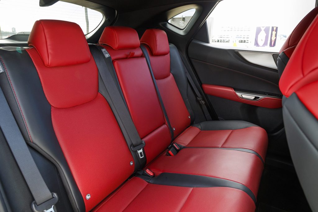 2022 Lexus NX 450h+ F Sport back seat