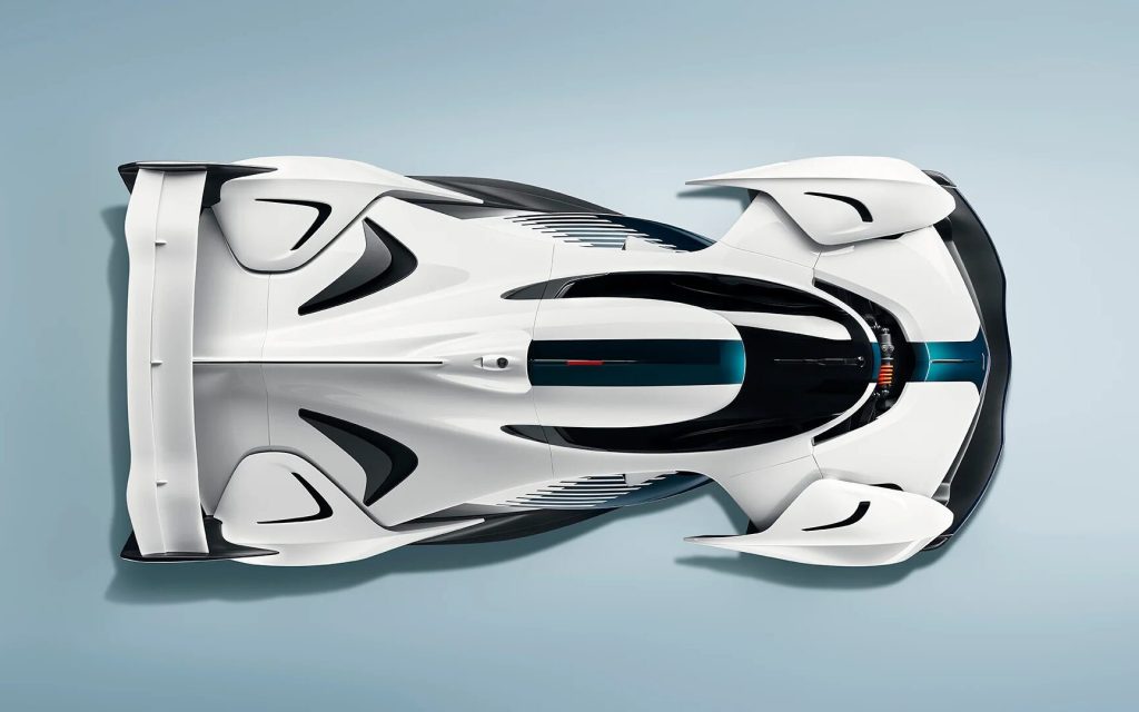 McLaren Solus GT top-down view