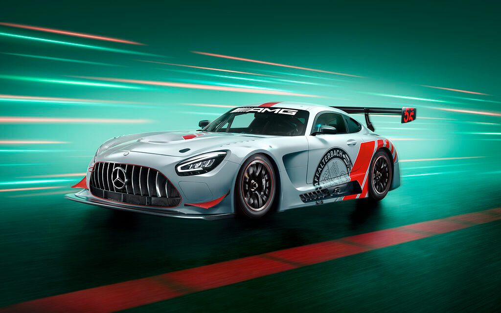 Mercedes-AMG GT3 Edition 55 front three quarter view