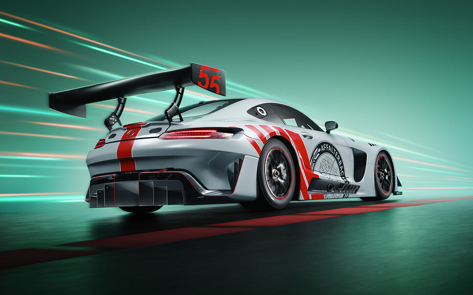 Mercedes-AMG GT3 Edition 55 rear three quarter view