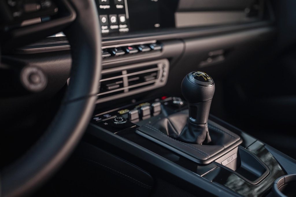 2022 Porsche 911 GT3 Austrian road trip shifter