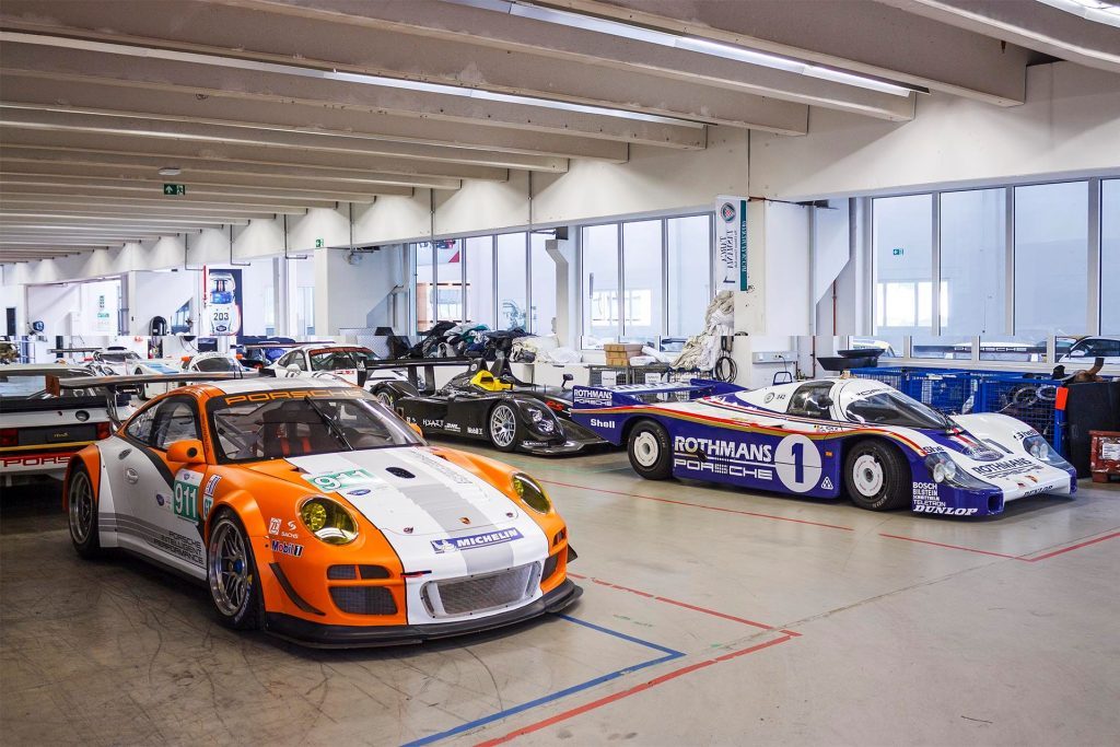Porsche Museum vault 911 hybrid 956 RS Spyder