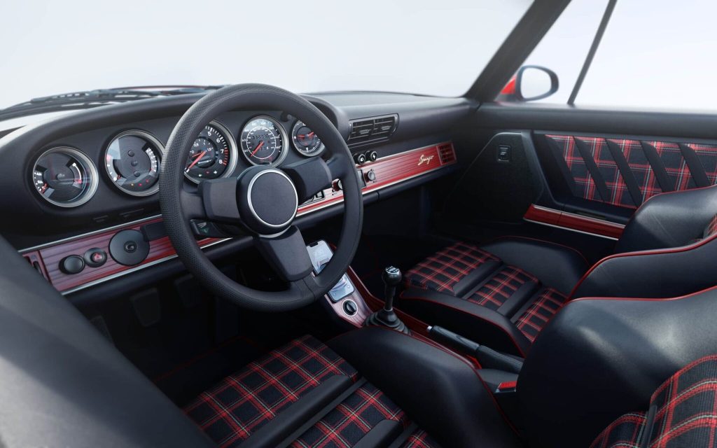 Singer Turbo Study Cabriolet interior view