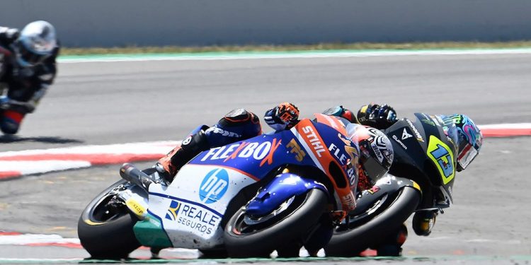 Aron Canet, Celestino Vietti, Moto2 race, Catalunya MotoGP 5 June 2022