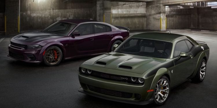 Dodge Charger and Challenger front three quarter view