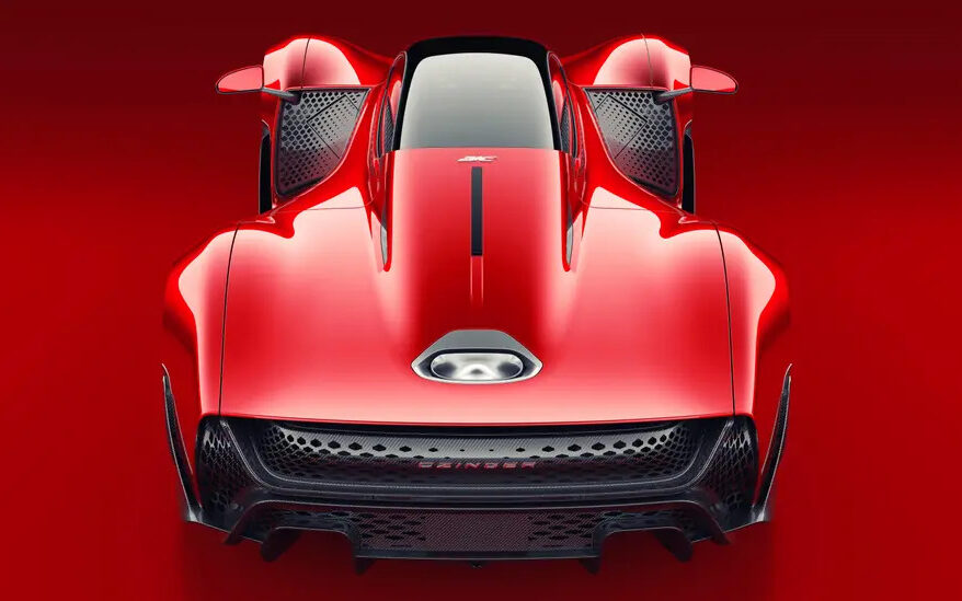 Czinger 21C Vmax rear high-angle view