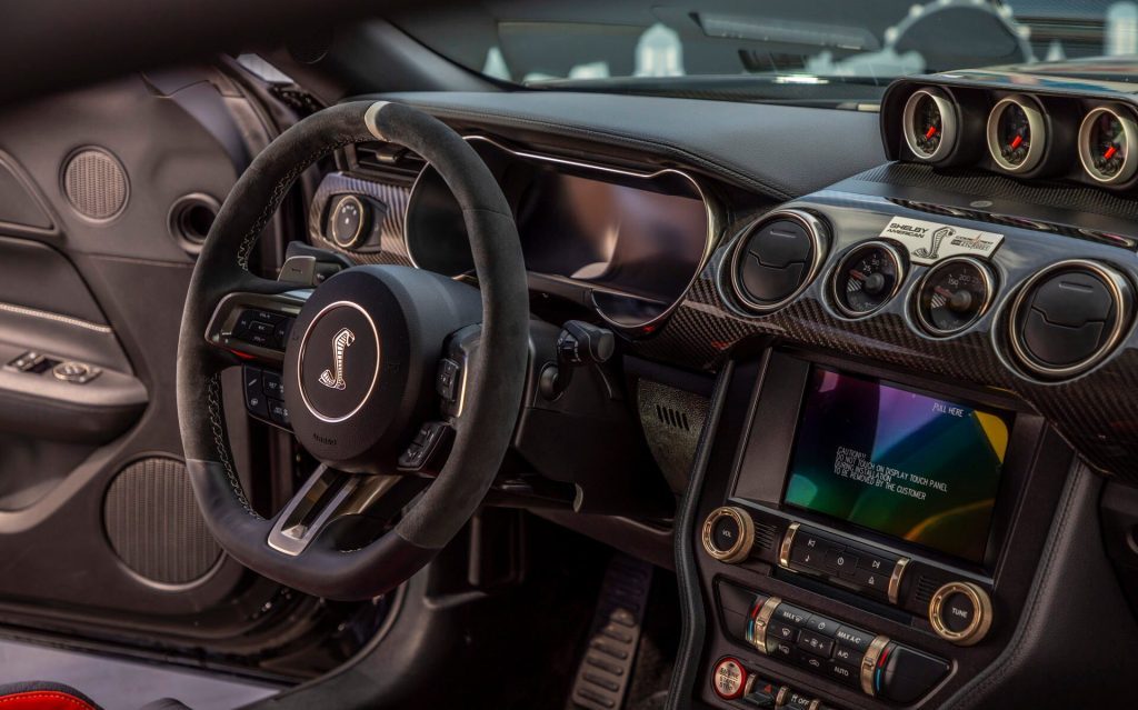 Shelby Mustang GT500 Code Red interior view