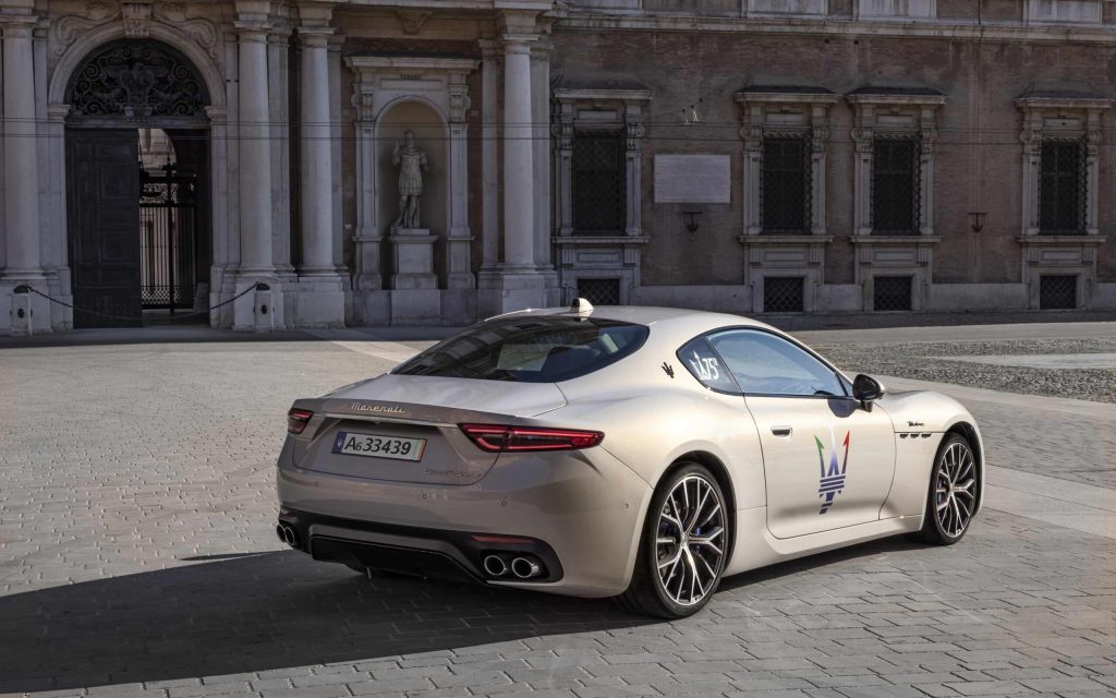 Maserati GranTurismo rear three quarter view
