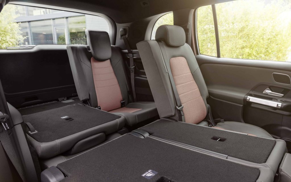 Mercedes-Benz EQB rear seats