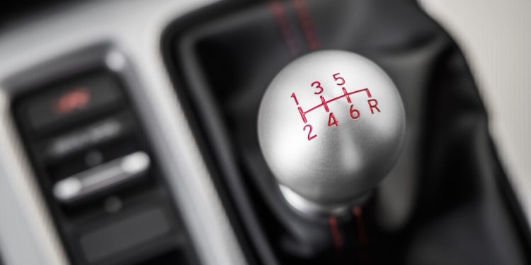 Honda Civic Type R shift knob close up