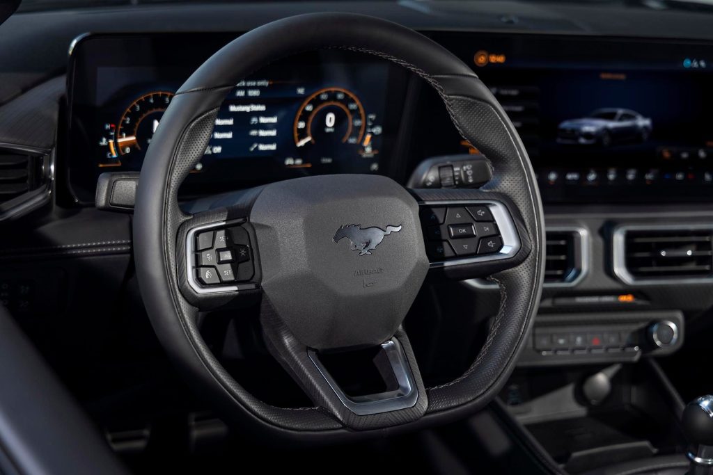 2024 Ford Mustang steering wheel