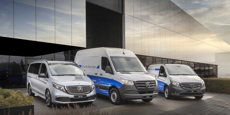 Mercedes-Benz electric van range