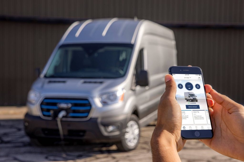 Ford E-Transit smart app