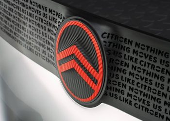 New Citroen logo on car