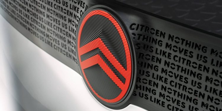 New Citroen logo on car