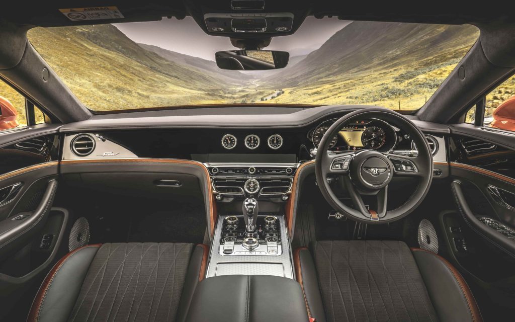 Bentley Flying Spur interior view