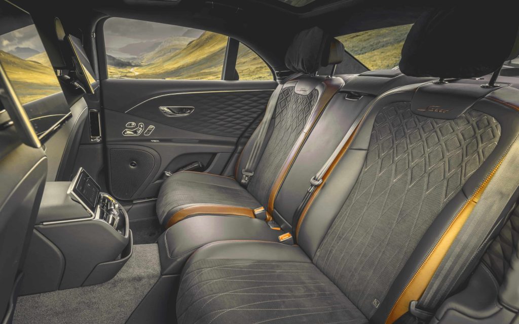 Bentley Flying Spur Speed rear seats