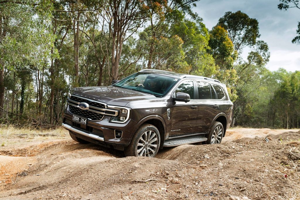 2022 Ford Everest moguls