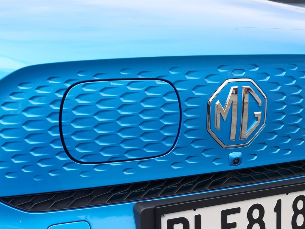 2022 MG ZS EV charging port
