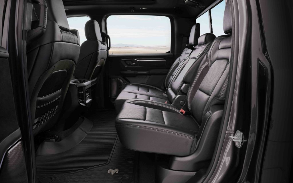 RAM 1500 TRX rear seats