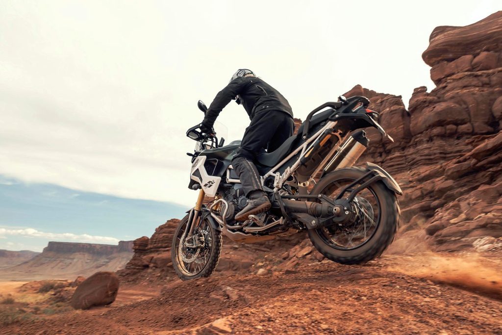 2022 Triumph Tiger 1200 jumping