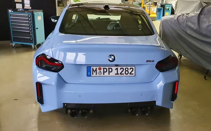 New BMW M2 leaked rear view