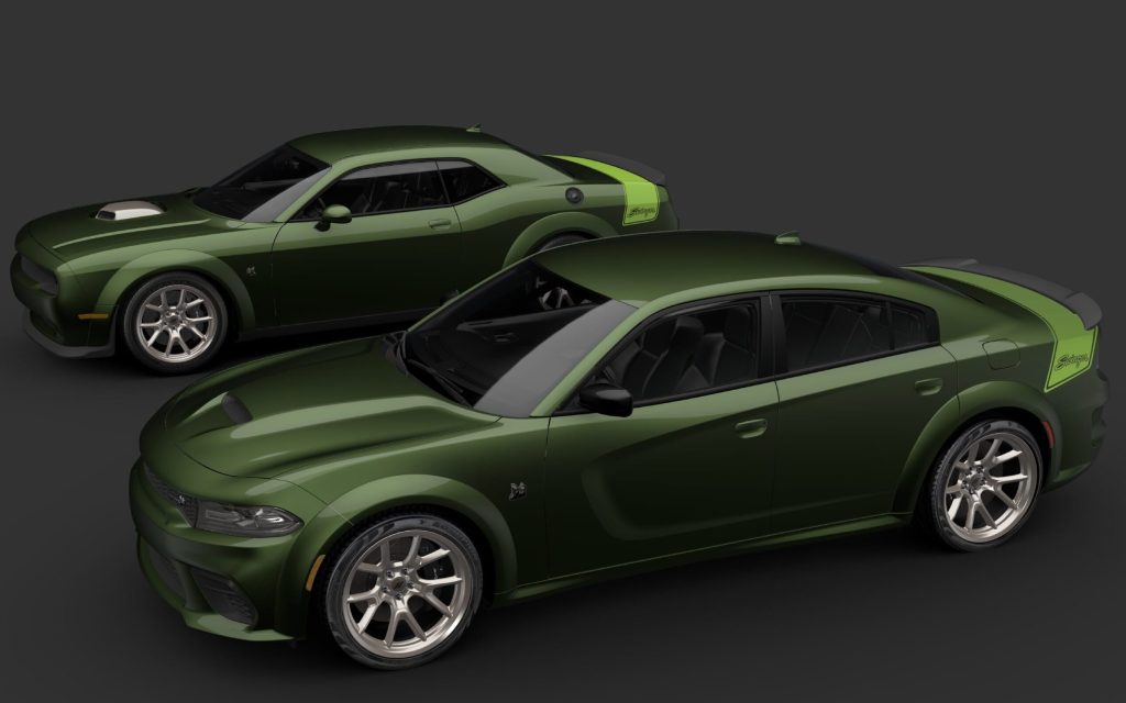 Dodge Charger and Challenger R/T Scat Pack Swinger side-by-side view