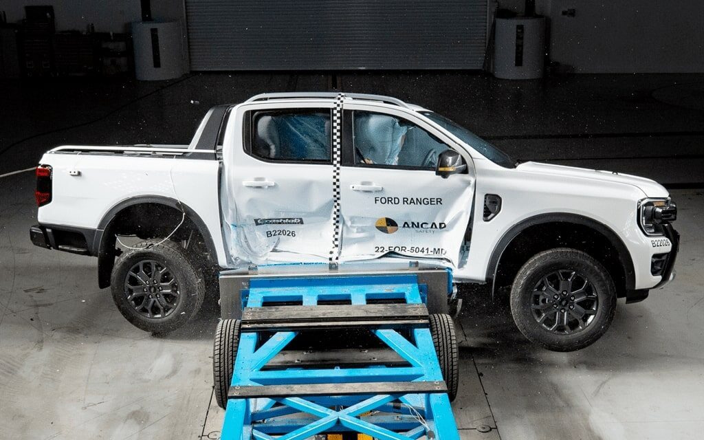 Ford Ranger side impact crash test
