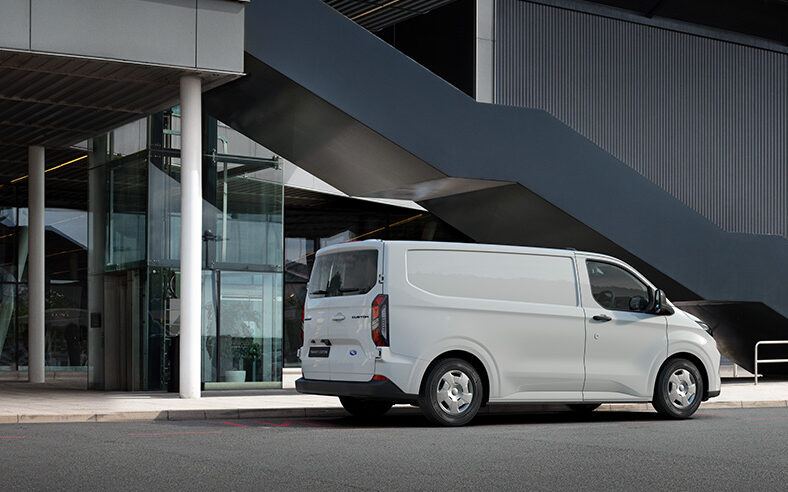 Ford Transit Custom rear three quarter view