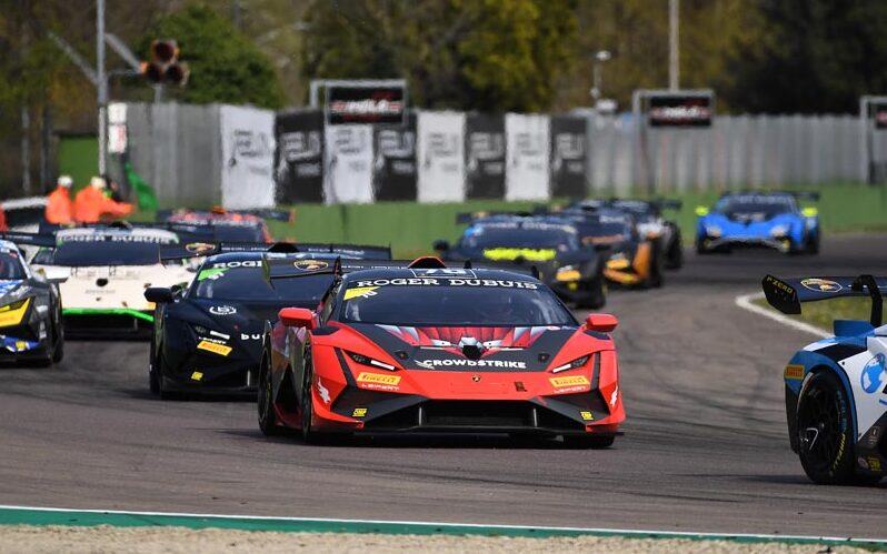 Lamborghini Super Trofeo race car front view