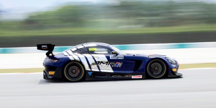 JOHOR Racing and Triple Eight Race Engineering Mercedes-AMG GT3 side view