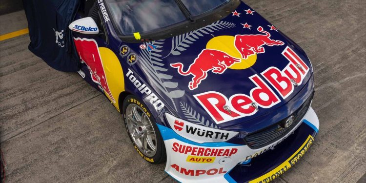 Shane van Gisbergen's Holden ZB Commodore Supercar bonnet