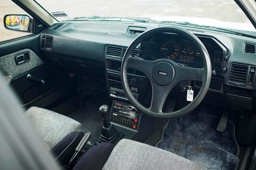 1986 Mazda Familia 4x4 DOHC Turbo interior