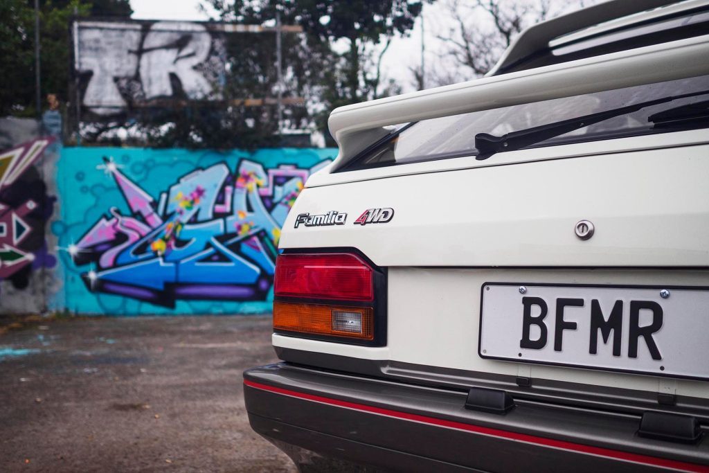 1986 Mazda Familia 4x4 DOHC Turbo spoiler