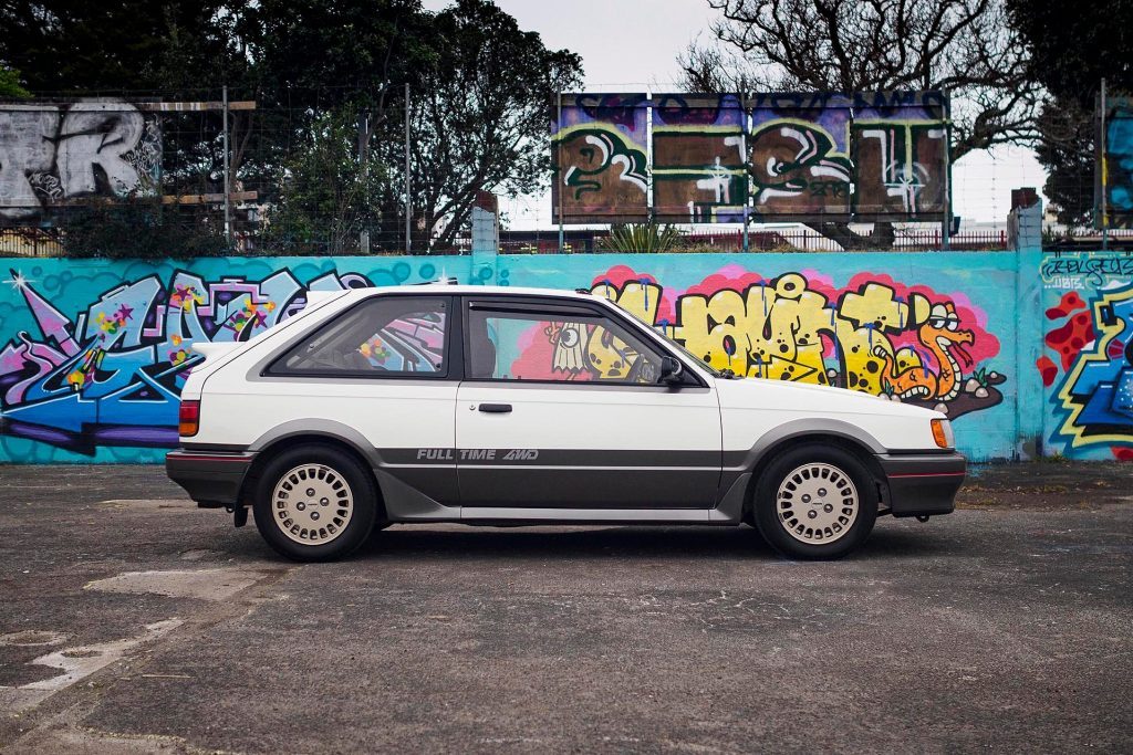 1986 Mazda Familia 4x4 DOHC Turbo side profile