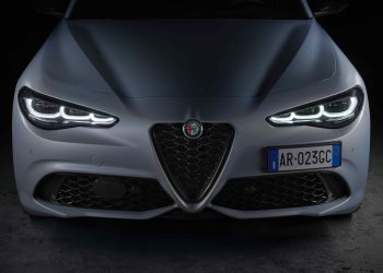 Alfa Romeo front close up view
