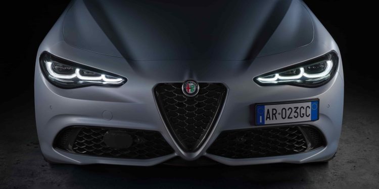 Alfa Romeo front close up view