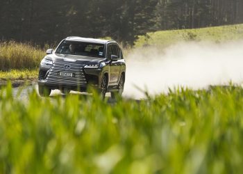 2022 Lexus LX 500d Limited on gravel road